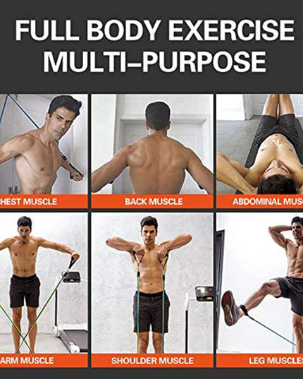 11Pcs Resistances Band Set Fitness Equipment