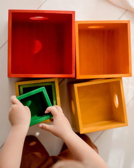QToys Australia (USA) Rainbow Nesting Boxes