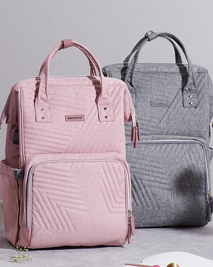 Quilted Diaper Baby Backpack