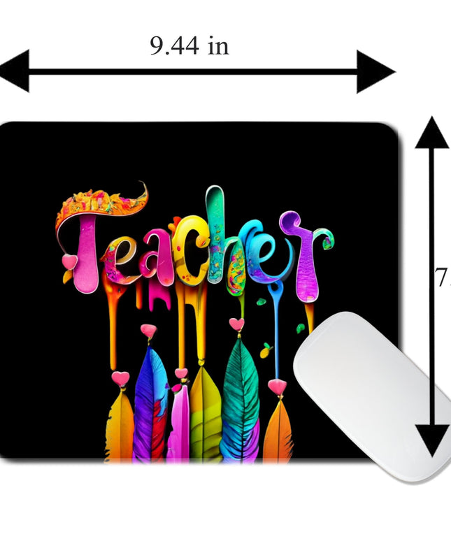 School Teacher Non-Slip Computer Mousepad Mouse Pad