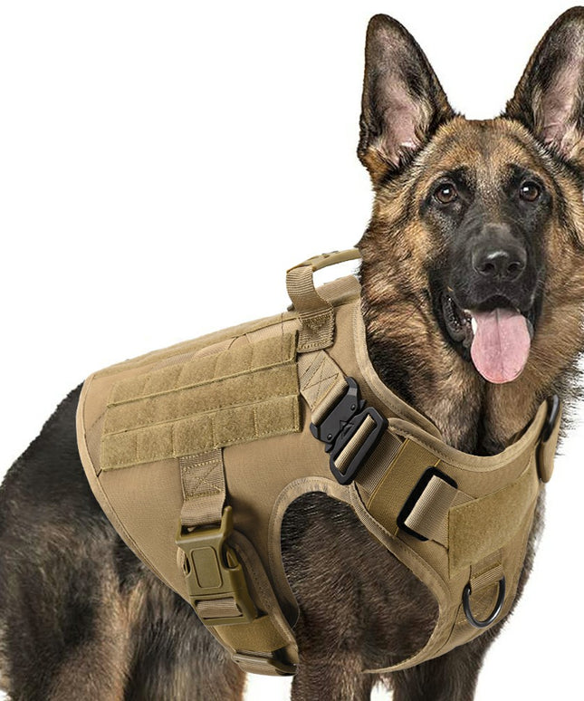 Fast Shipping Military Dog Tactical Harness and Leash Set