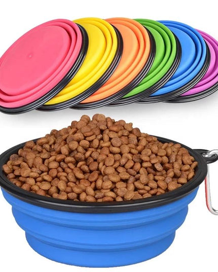 COLLAPSIBLE SILICONE TRAVEL PET BOWL