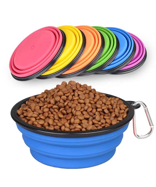 COLLAPSIBLE SILICONE TRAVEL PET BOWL