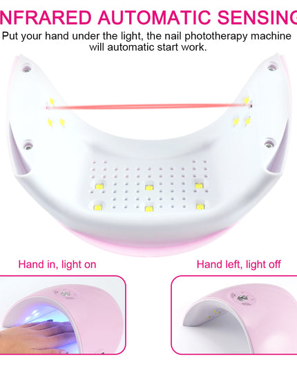 Automatic Sensing 36W LED Nail Polish Dryer Lamp