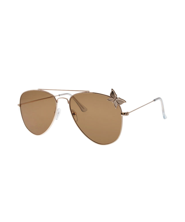 Devoted Metal Aviator Women's Sunglasses