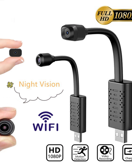 1080P HD Wifi USB Camera with Night Vision Motion Detection