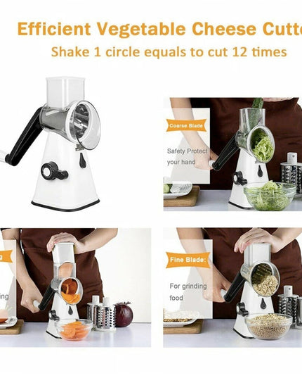 Multi-functional Stainless Steel Kitchen Slicer Grater Kit