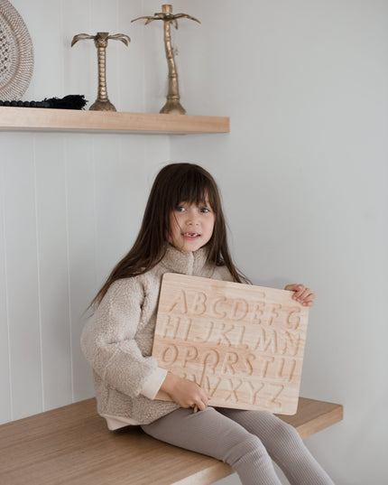 QToys Australia Capital letter lacing board