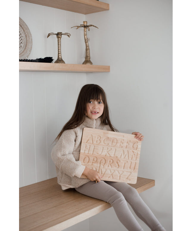 QToys Australia Capital letter lacing board