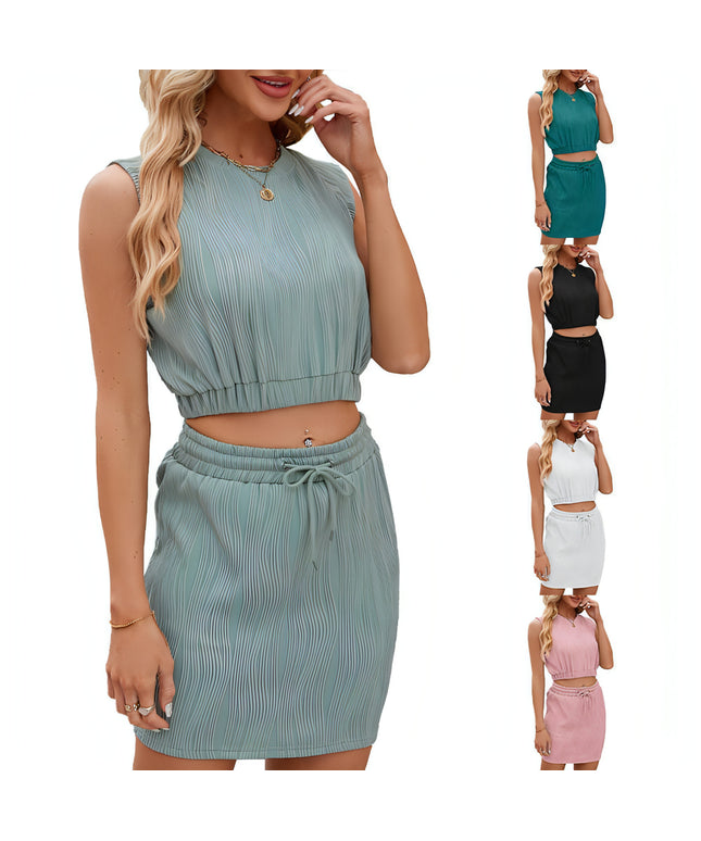 Wave Pattern Design Suit Women Set