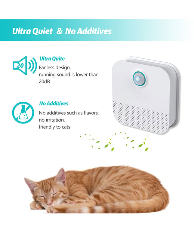 Smart Cat Odor Purifier for Cat Litter Box Deodorizer Dog Air Cleaner