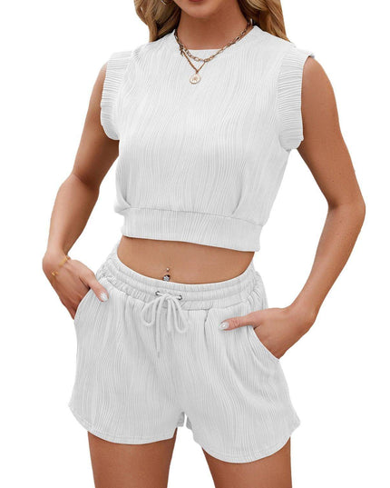 Wave Pattern Design Suit Set Women