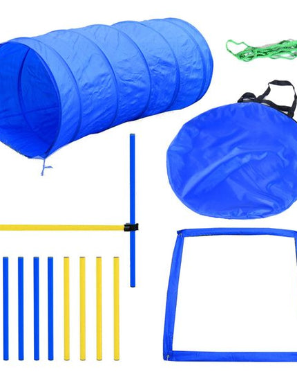 PawHut Dog Agility Starter Kit Pet Outdoor Exercise Training Set