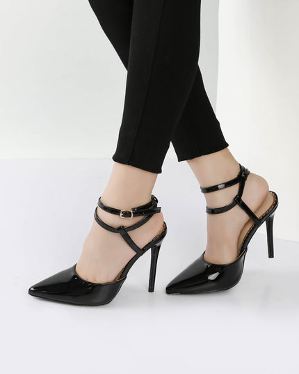 Brianna Women's Thin High Heel with Adjustable Strap
