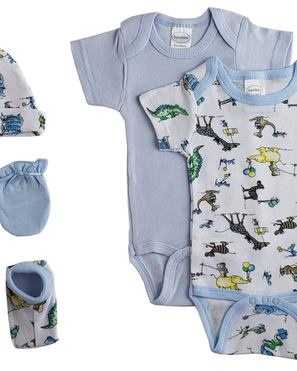 Newborn Baby Boys 5 Pc Layette Baby Shower Gift