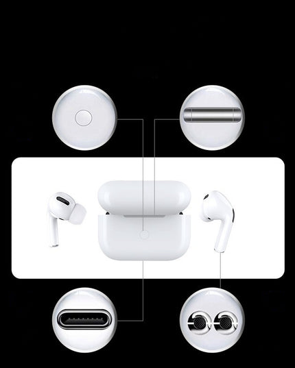 Third Generation BestPods Pro Bluetooth Earphones With ANC For iPhone