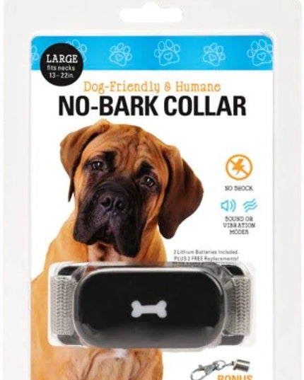Goldman's No-Bark Training Dog Collar Friendly and Humane - Size Large