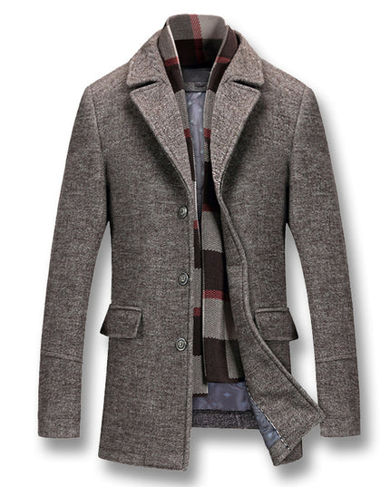 Men's Winter Coats Thick Cotton Wool Jackets