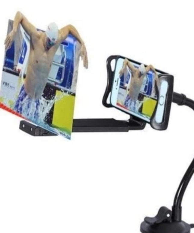 12" Mobile Phone HD Projection 3D Magnifier with Stand