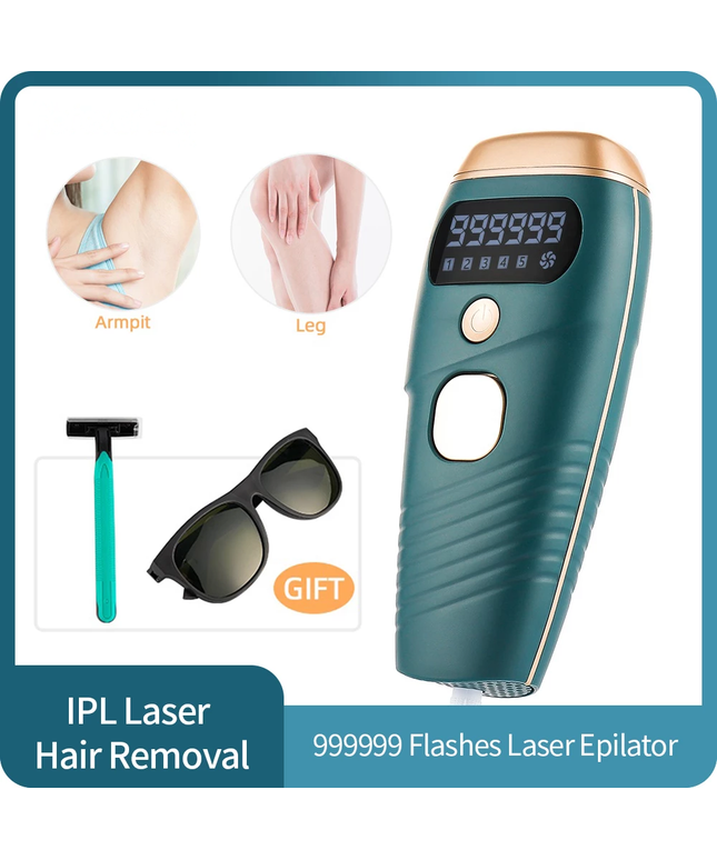 IPL Laser Epilator Painless 999999 Flashes Hair Removal Hair Remover