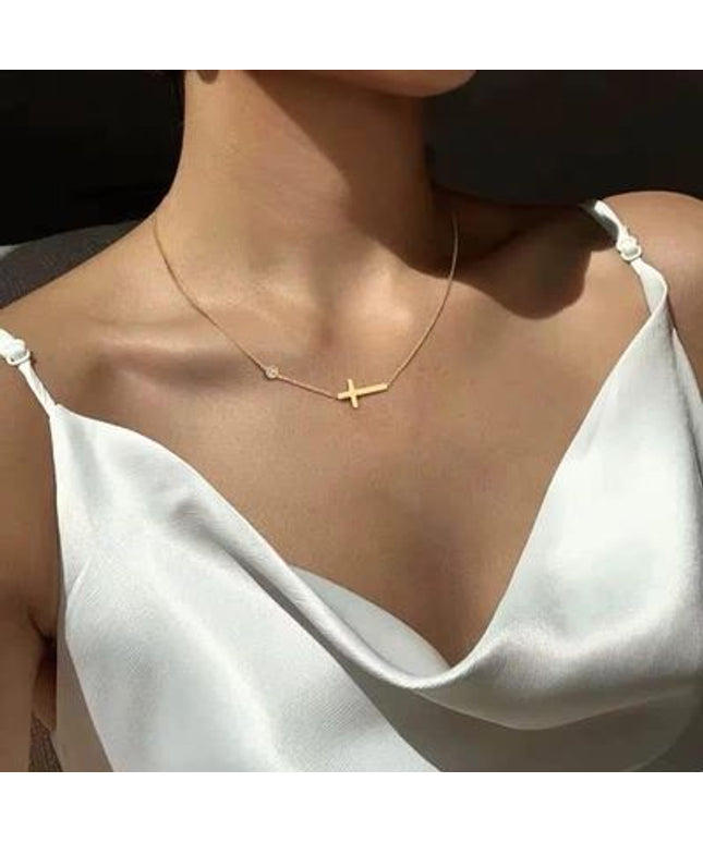 Faith based cross necklace