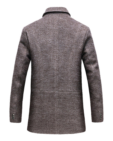 Men's Winter Coats Thick Cotton Wool Jackets