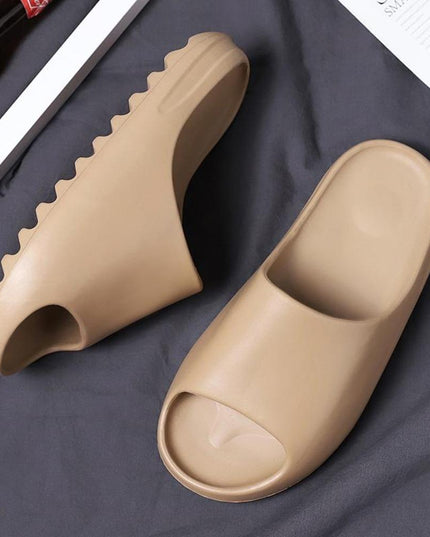 Yeezy Inspired Slides Brown/Khaki
