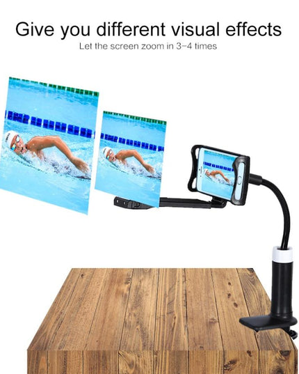 12" Mobile Phone HD Projection 3D Magnifier with Stand