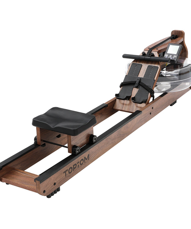 Topiom Rowing Machine for Home Use | Solid Wood | TM3 Monitor