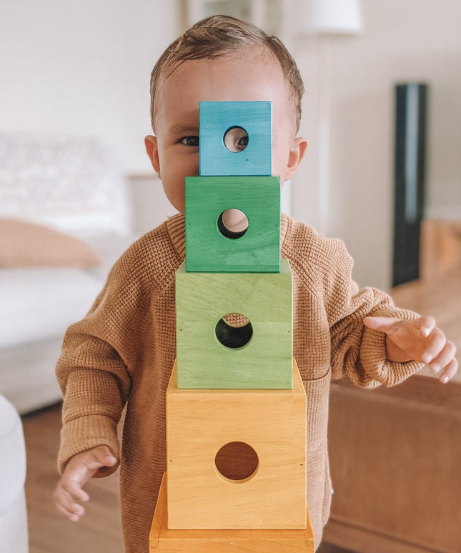 QToys Australia (USA) Rainbow Nesting Boxes