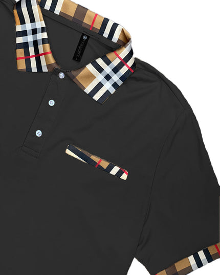 Checkered Polo and Pant Set