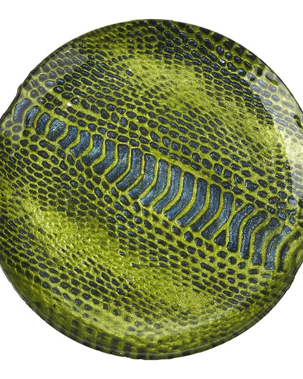 Set/4 Snakeskin 6" Canapé Plates