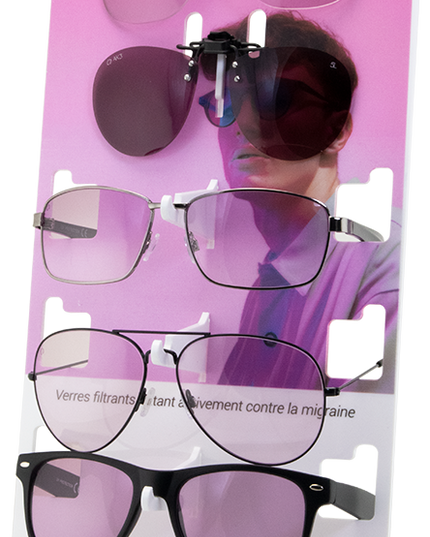 Akebi Clips and Glasses for Migraine, 6 pc