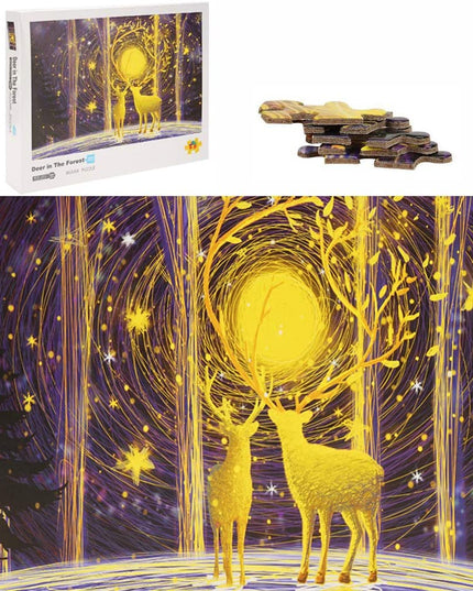 1000 Pieces Deer in the Forest Puzzles for Adults