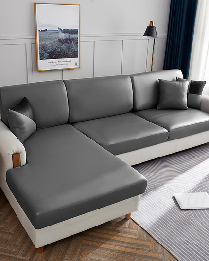 LuxFit™ – Elastic Waterproof Leather-Style Sofa Slipcover
