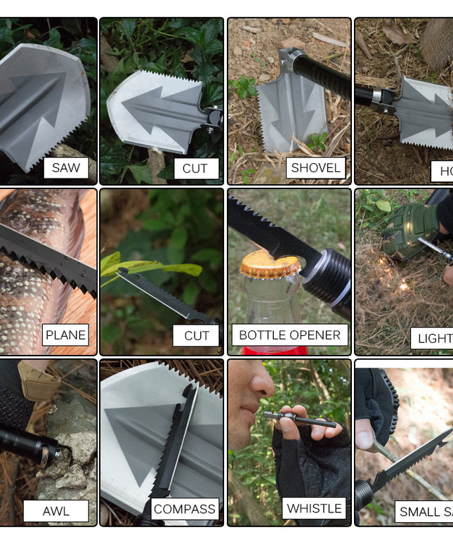 Multifunctional Folding Shovel Survival Shovel