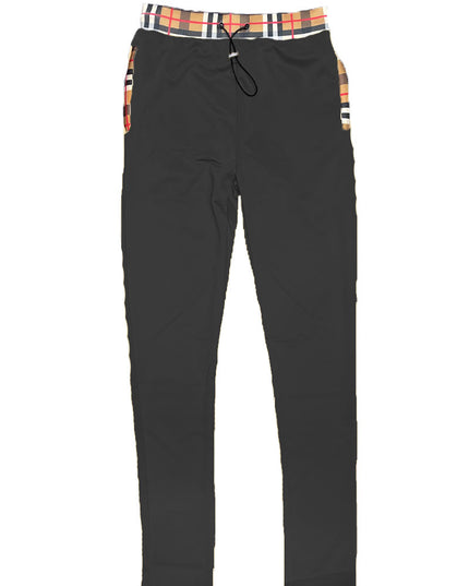 Checkered Polo and Pant Set