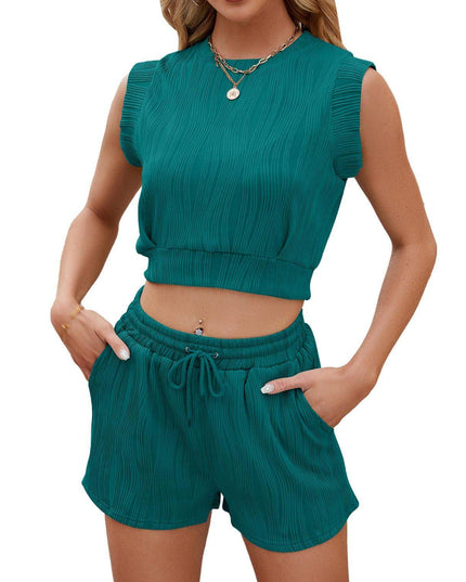 Wave Pattern Design Suit Set Women