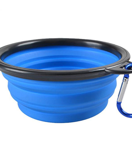 COLLAPSIBLE SILICONE TRAVEL PET BOWL