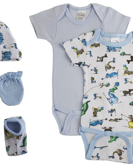 Newborn Baby Boys 5 Pc Layette Baby Shower Gift