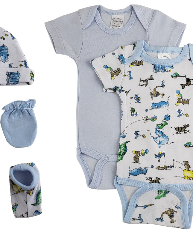 Newborn Baby Boys 5 Pc Layette Baby Shower Gift