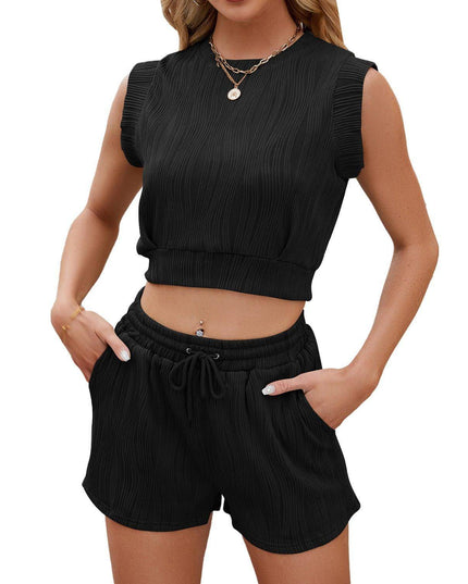 Wave Pattern Design Suit Set Women