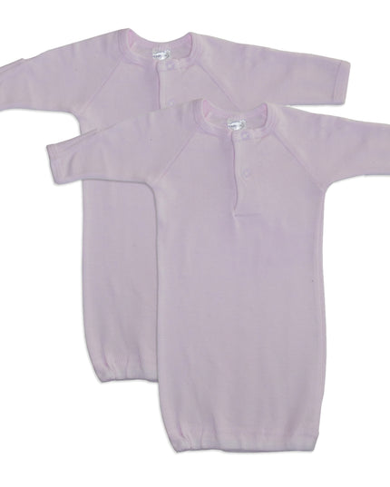 Bambini Girls Print Infant Gowns - 2 Pack