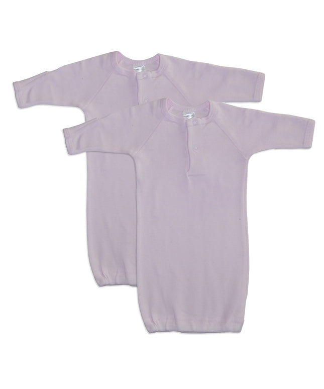 Bambini Girls Print Infant Gowns - 2 Pack