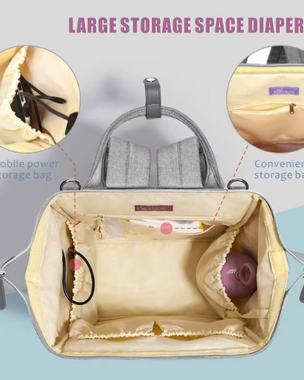 Quilted Diaper Baby Backpack