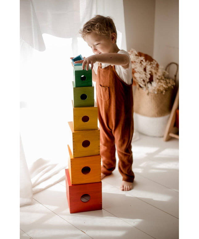 QToys Australia (USA) Rainbow Nesting Boxes