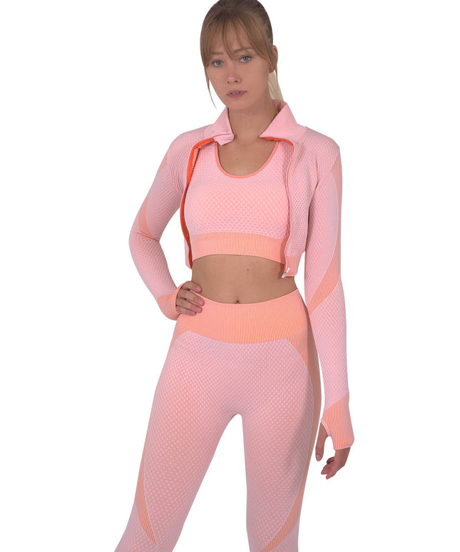 Trois Seamless Sports Jacket - Pink