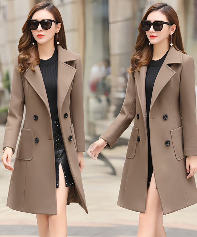 Vintessa™ – Eleganter Tweed-Windbreaker für Damen