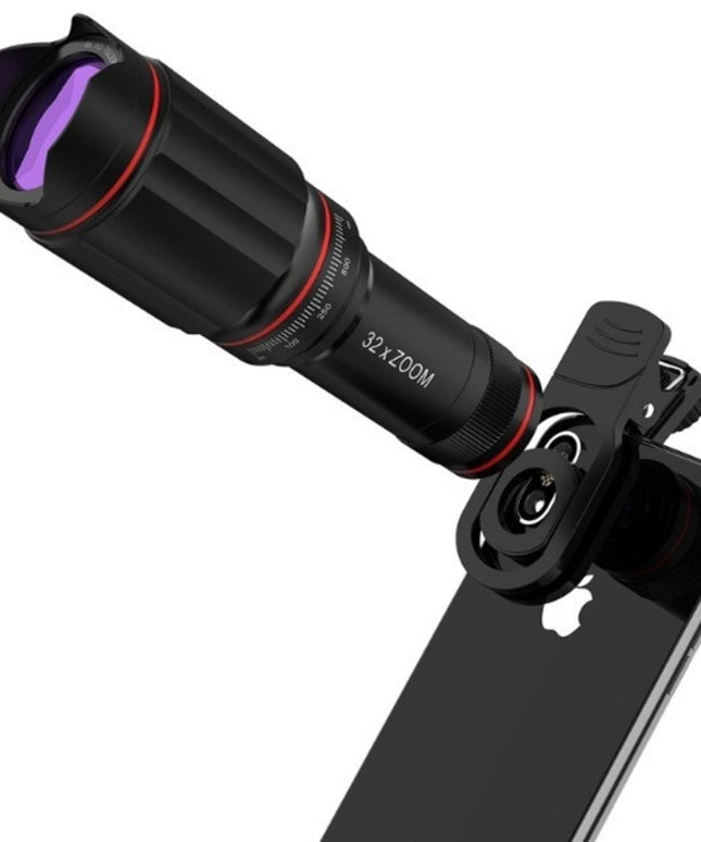 Ultra Crystal HD 32x Zoom Telescope Mobile Phone Camera Lens Set