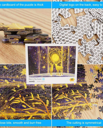 1000 Pieces Deer in the Forest Puzzles for Adults